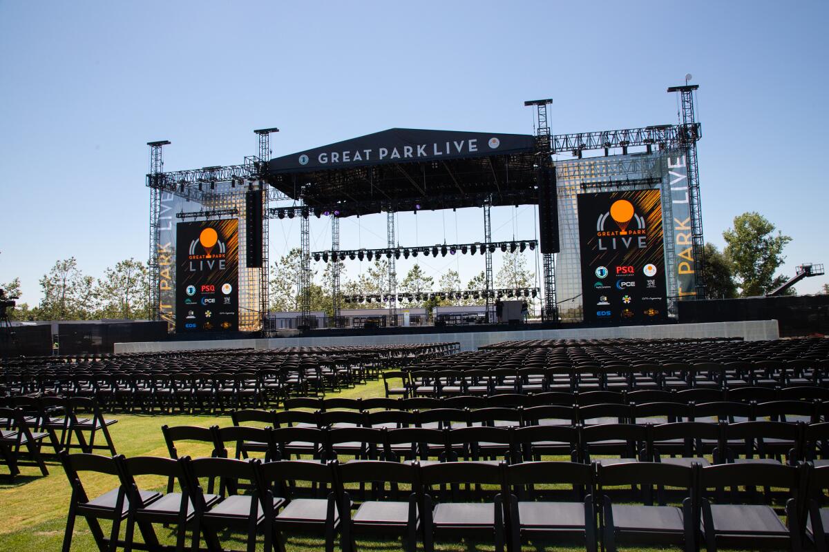 Great Park Live amphitheater in Irvine opened for its first concert of the season on June 14.