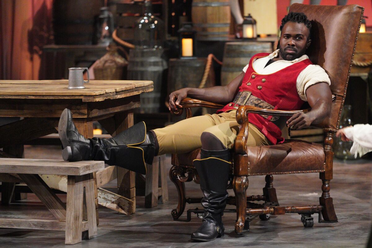Joshua Henry as Gaston in ABC's "Beauty and the Beast: A 30th Celebration."