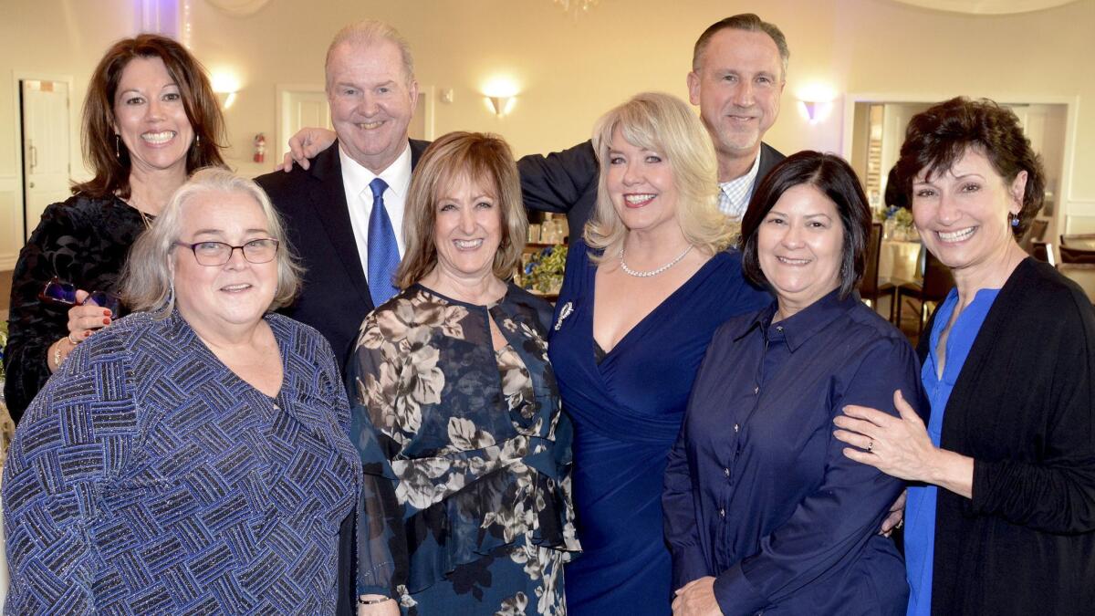 Among those who made last week's BTAC fundraiser a success were Jeanette Meyer, from left, Barbara Howell, Roger Koll, Nancy Gams Korb, Kimberley Clark, Michael Walbrecht, Vicki Williams, and Maddy Horne.