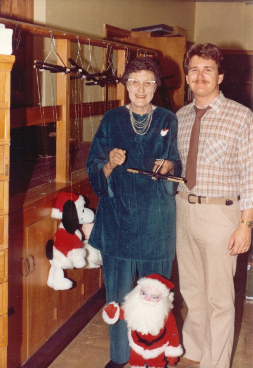 When Steve Taylor was in college, he visited "puppet lady" Marie Hitchcock.