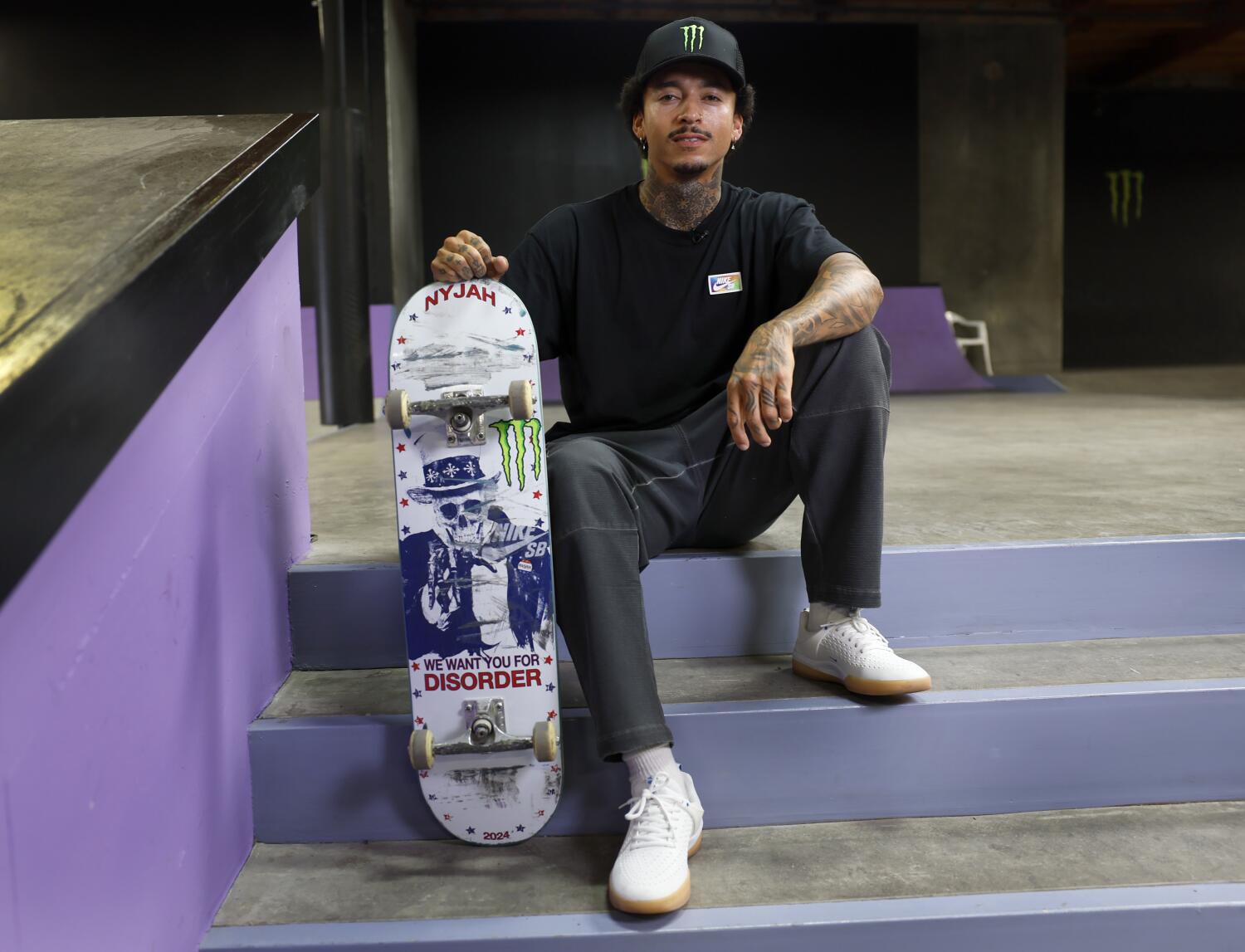 With nothing to lose, Nyjah Huston embraces a new approach in quest for Olympic gold