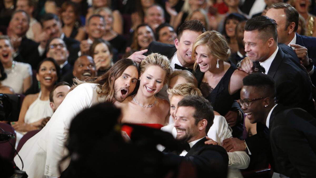 Ellen DeGeneres took an epic selfie at the Oscars in 2014.