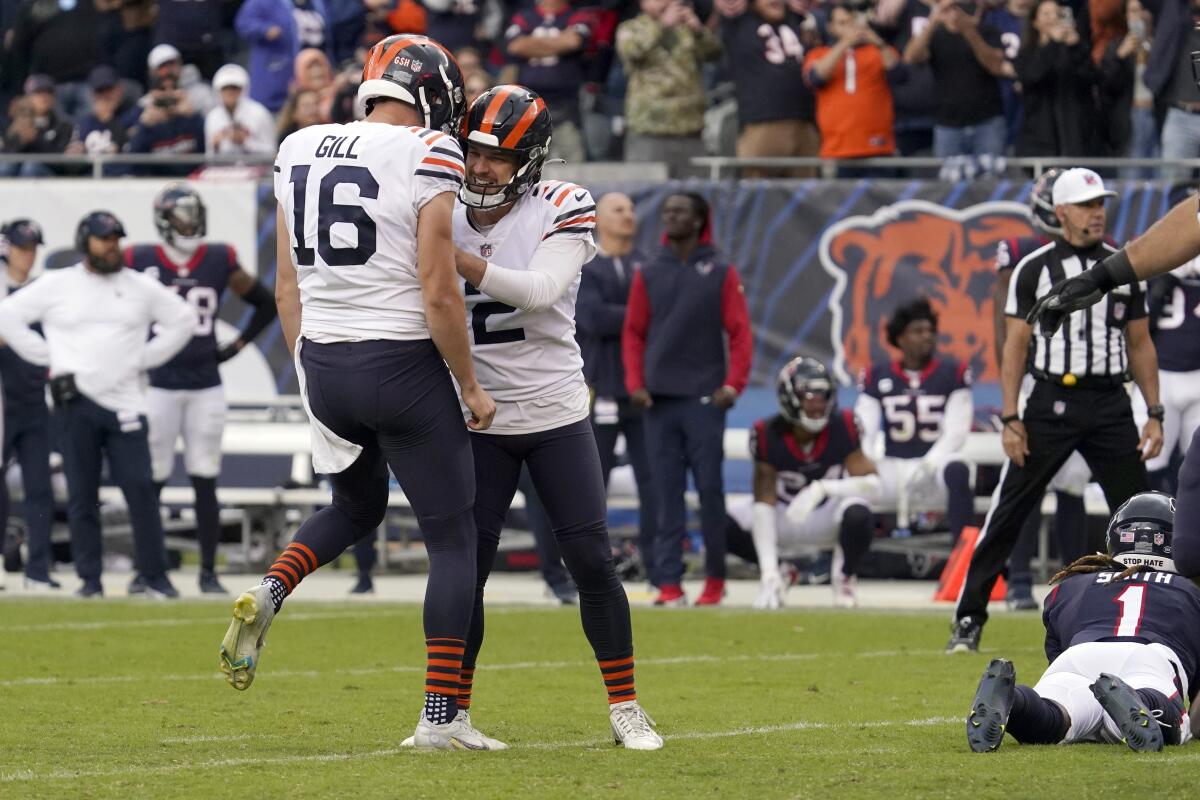 Bears kicker Santos inactive against New York Giants - The San Diego  Union-Tribune