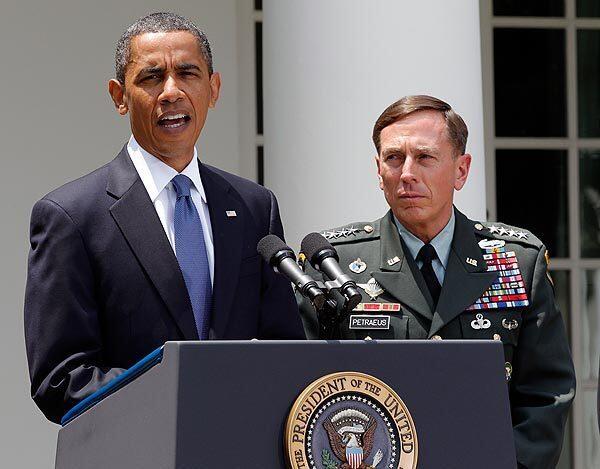 President Obama and Gen. David Petraeus