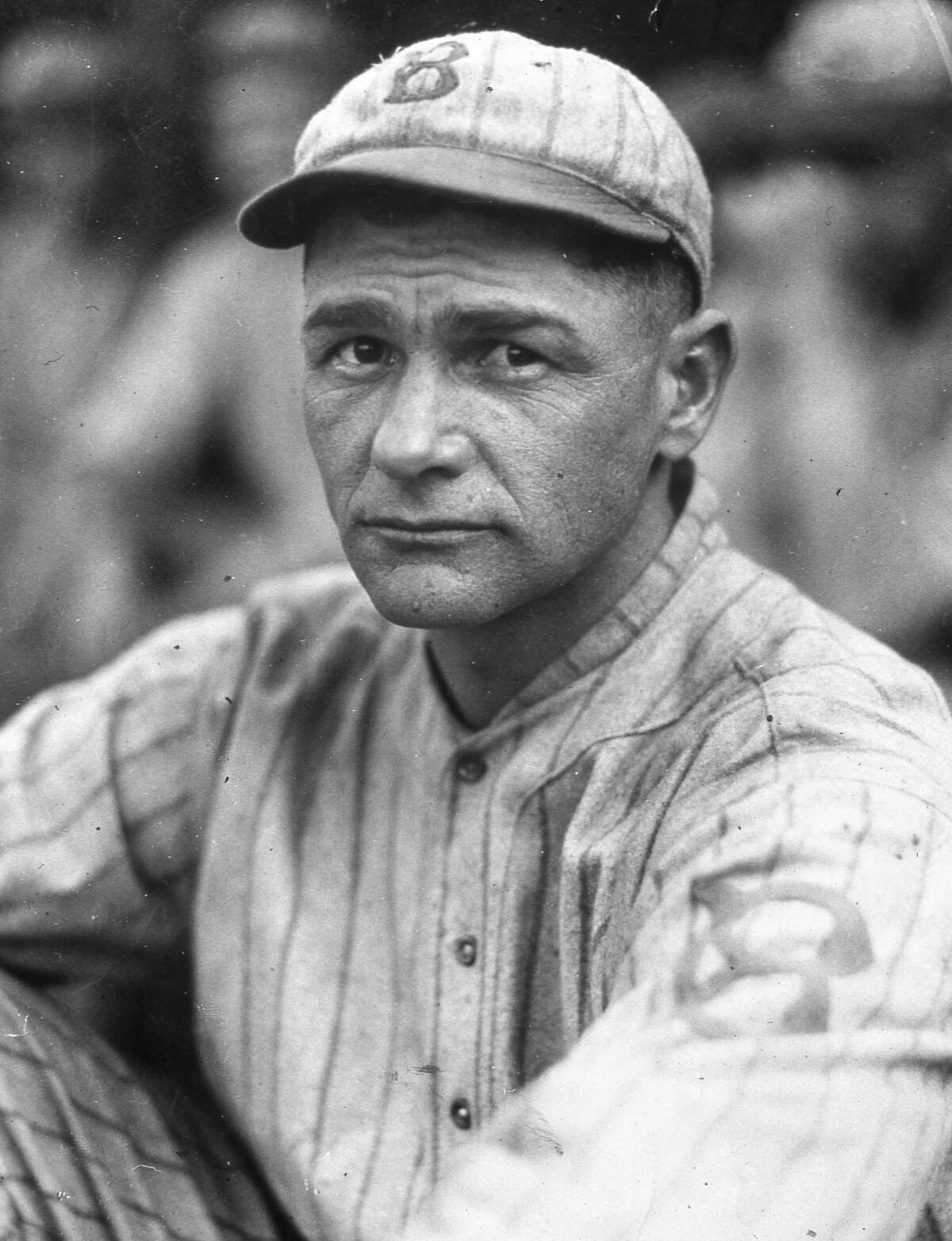 Brooklyn Robins outfielder Zack Wheat in 1919.