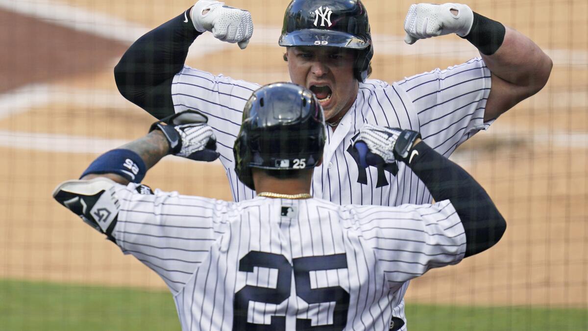 Aaron Boone talks about CC Sabathia and Gleyber Torres at Tampa Bay