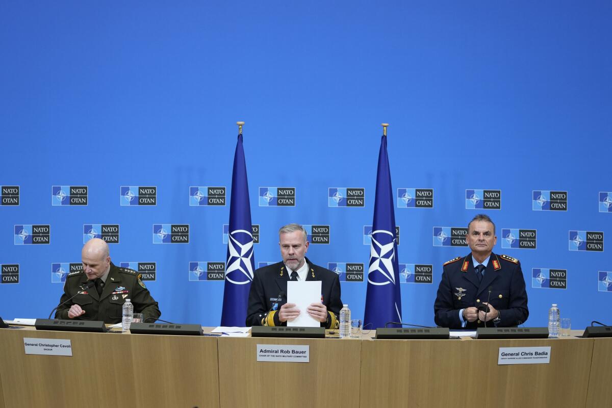 Three senior NATO officers