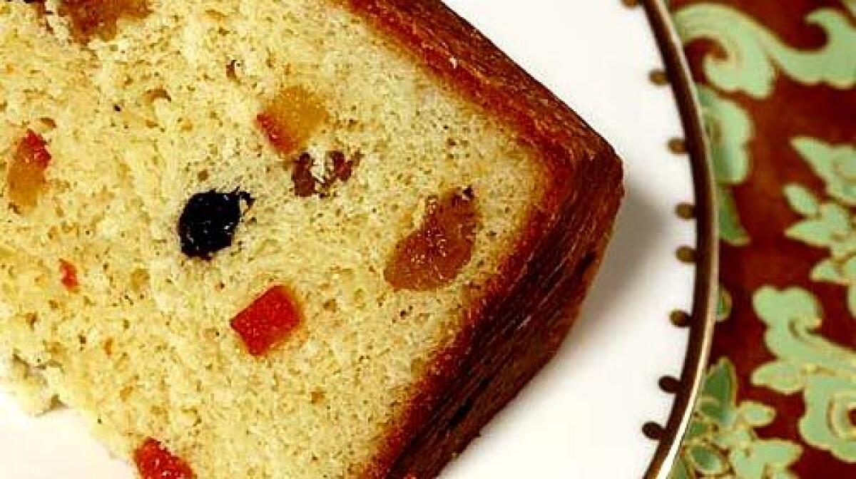 CLASSIC TREAT: Panettone bread typically has candied orange peel and raisins.
