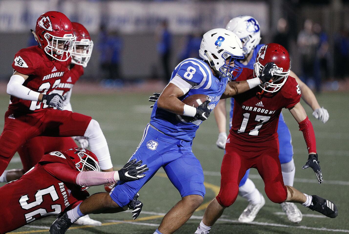 Photo Gallery: Pacific big game rivalry between Burbank and Burroughs football