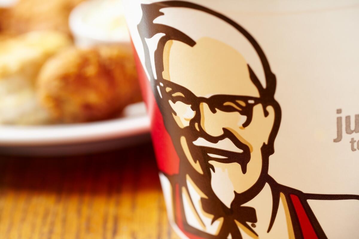 Stamford, CT, USA July 26th, 2011. KFC was founded by Harland Sanders and is headquartered in Louisville, Kentucky, U.S.