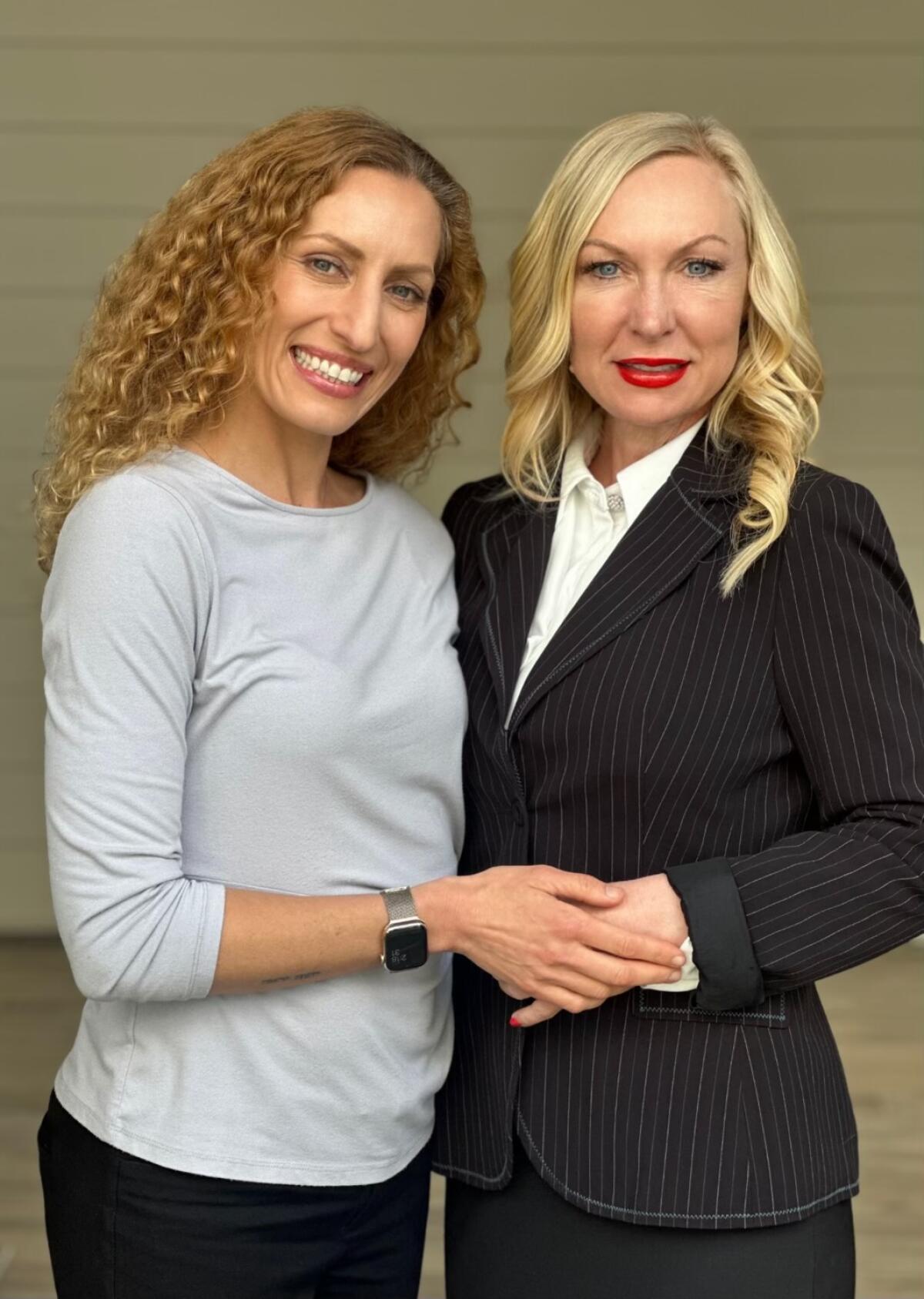Dr. Elona Gaball and Olga Finch
