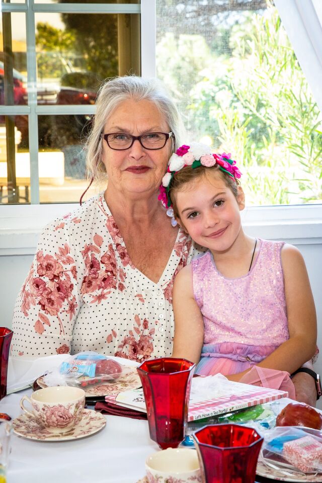 Jill Frentz with her granddaughter, Carli Storm.