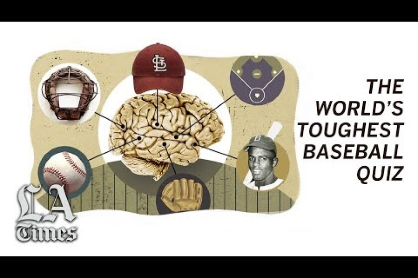 Many Try But Few Finish The World S Toughest Baseball Quiz Los Angeles Times
