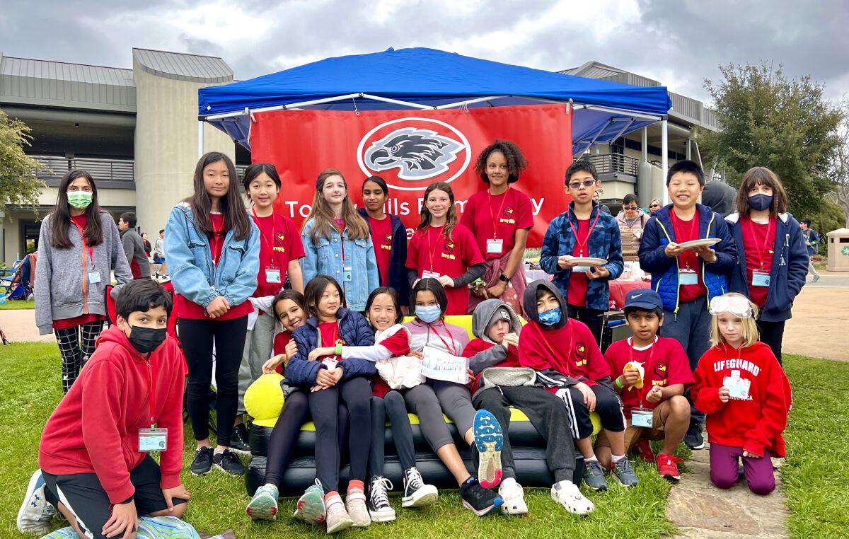 Torrey Hills students who participated in the recent Science Olympiad