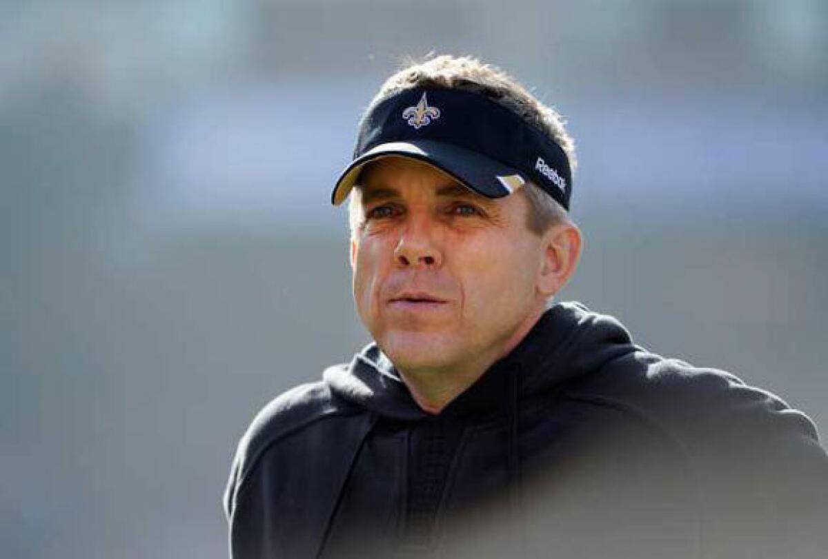 Sean Payton during the 2011 season.