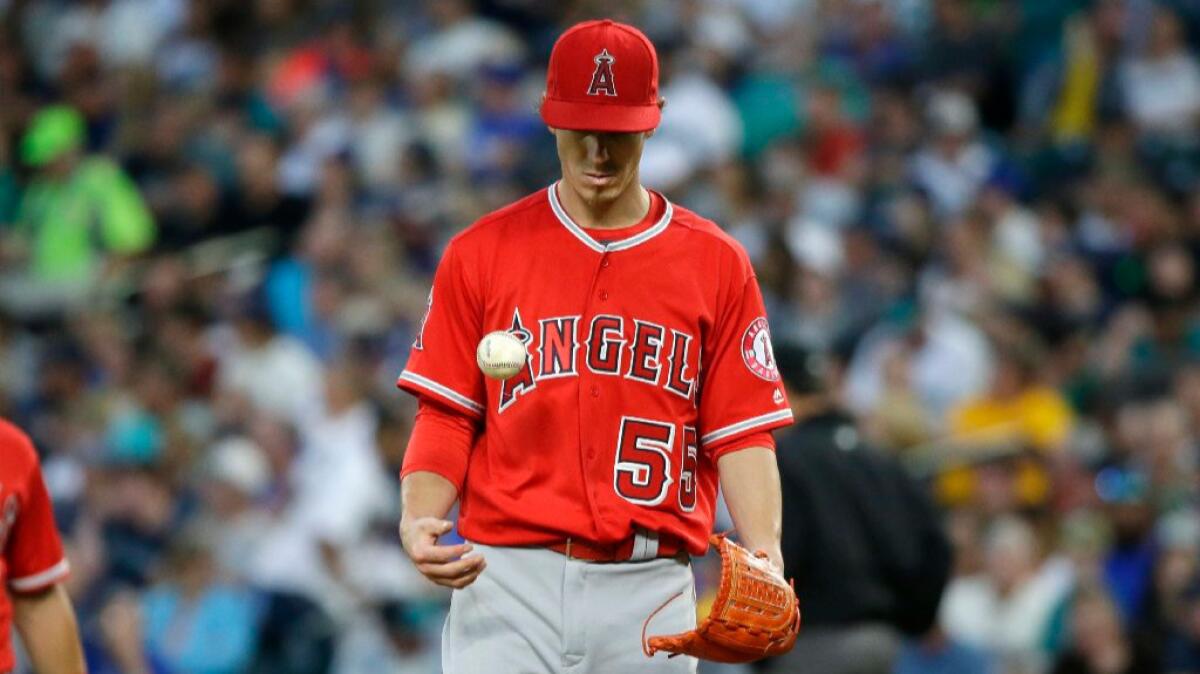 Angels' Tim Lincecum struggles in loss to Mariners, 6-4 - Los