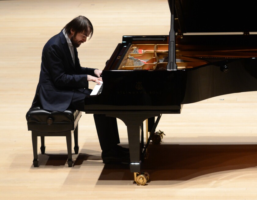 Daniil Trifonov performs Bach’s “The Art of the Fugue” on Sunday at Soka in Aliso Viejo.