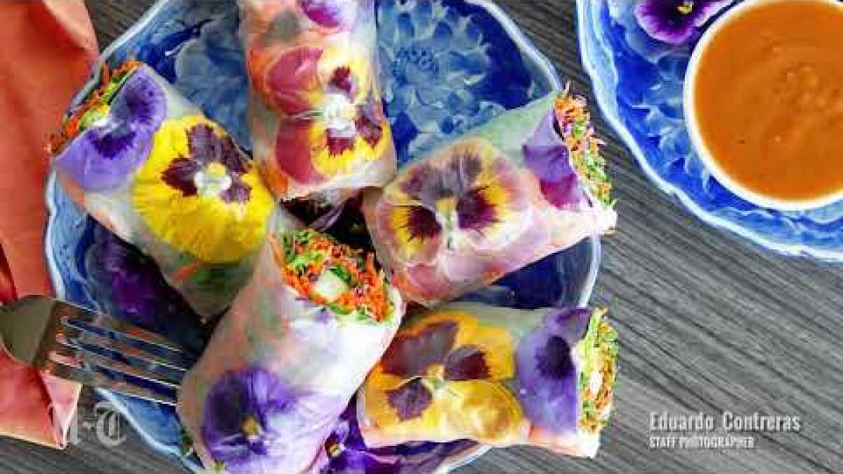 Cooking with edible flowers - The San Diego Union-Tribune