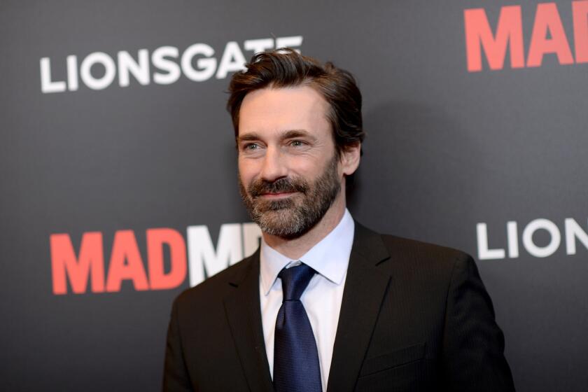 Jon Hamm attends a special screening of "Mad Men" on Sunday at the Museum of Modern Art in New York City.