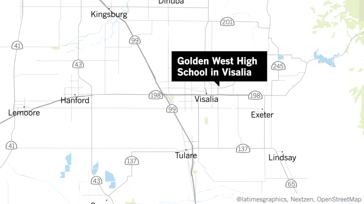 Three men were fatally shot in the parking lot of Golden West High School in Visalia Tuesday night.