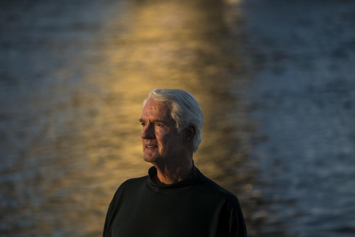 Tom O'Mara stands near the Sacramento River in Redding, Calif. “I think most of our issues here are due to a lack of exposure," he said. "It’s a very white, very Christian community.”