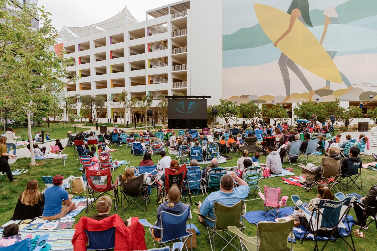 One Paseo's outdoor movie series continues this weekend.