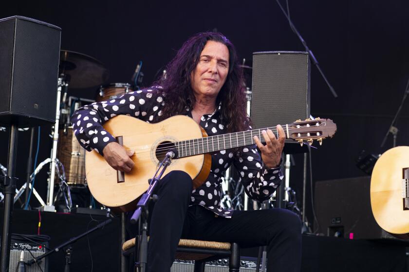 Spanish guitarist Tomatito performs on stage during his concert at the Las Noches del Botanico Festival in Madrid, Spain, 25 July 2019. (Photo by Oscar Gonzalez/NurPhoto via Getty Images)
