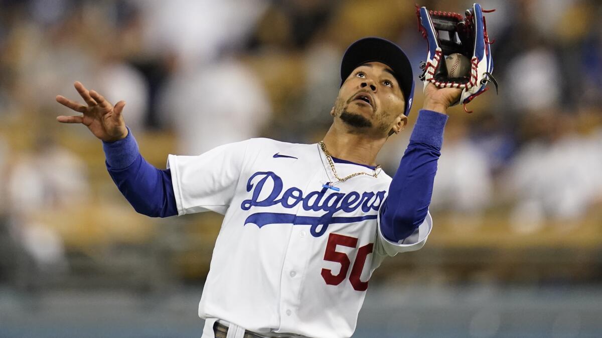 Betts leads MLB in jersey sales, 4 Dodgers in top 10 - The San Diego  Union-Tribune