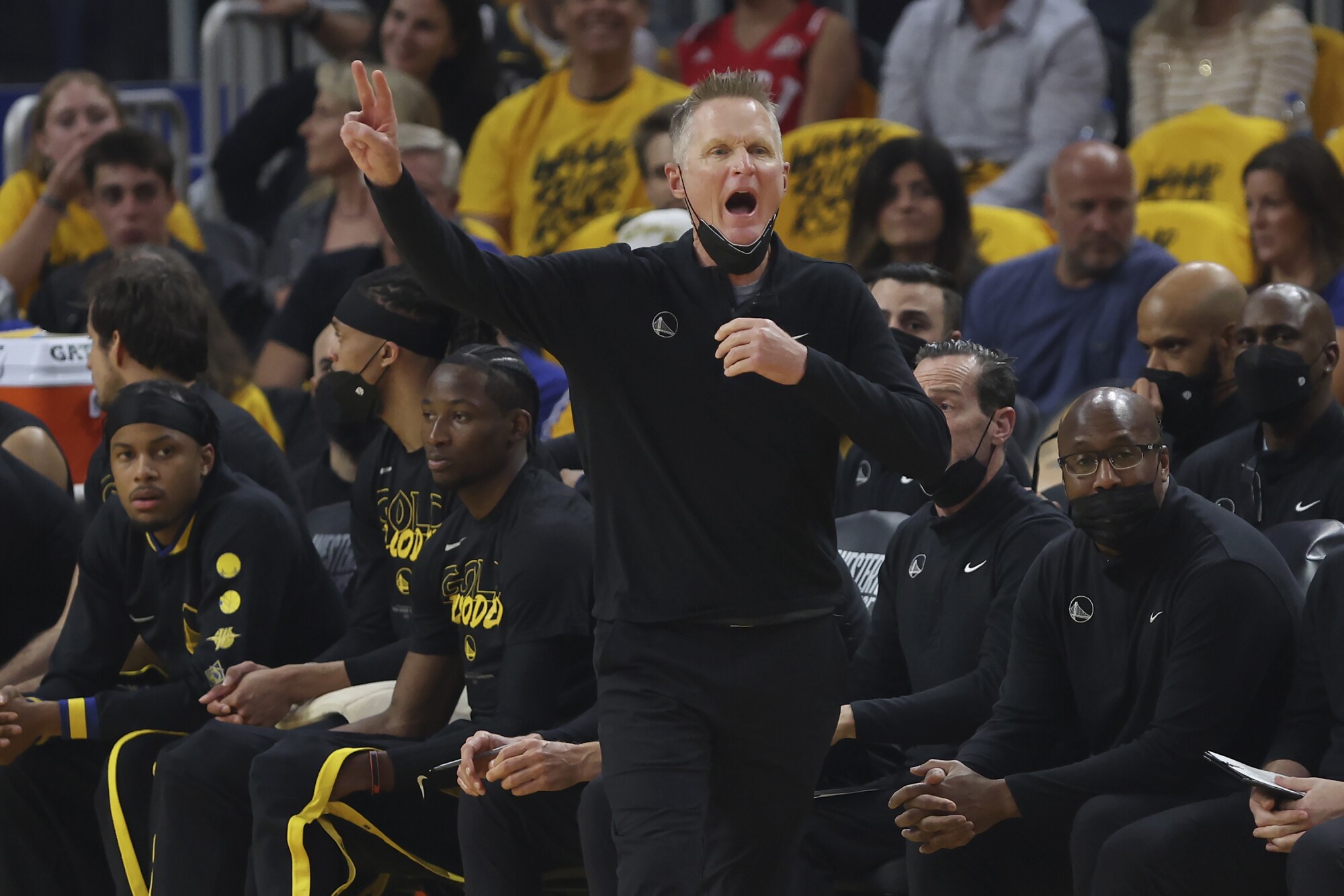 Golden State Warriors head coach Steve Kerr.