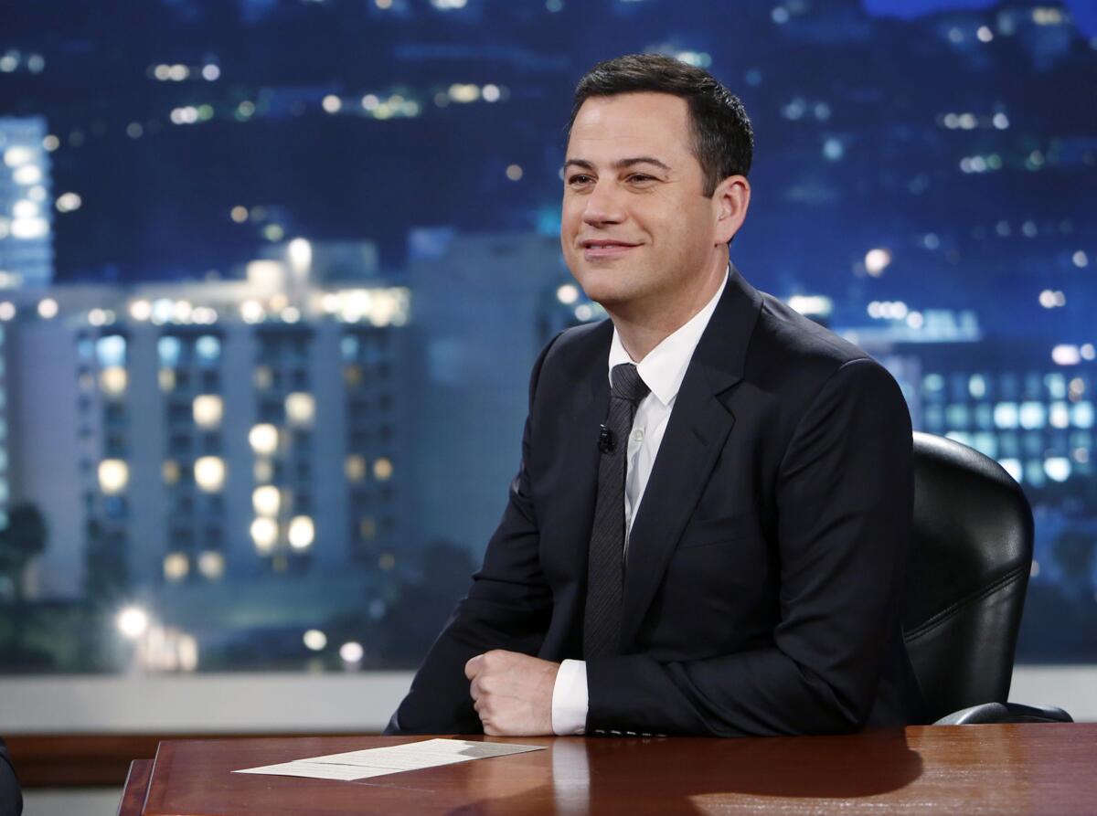 Jimmy Kimmel's numbers are up.