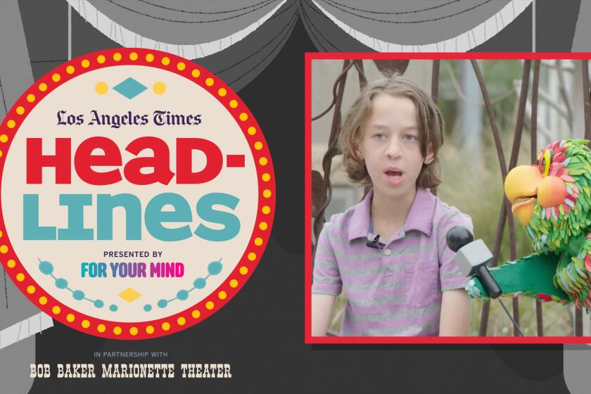 The L.A. Times, in partnership with Bob Baker Marionette Theater, brings you “Head-lines,” a weekly mental health news show run by puppets. In four episodes, we will explore anxiety, homelessness, fears and grief. Join us on this thoughtful, hopeful and sometimes funny journey.