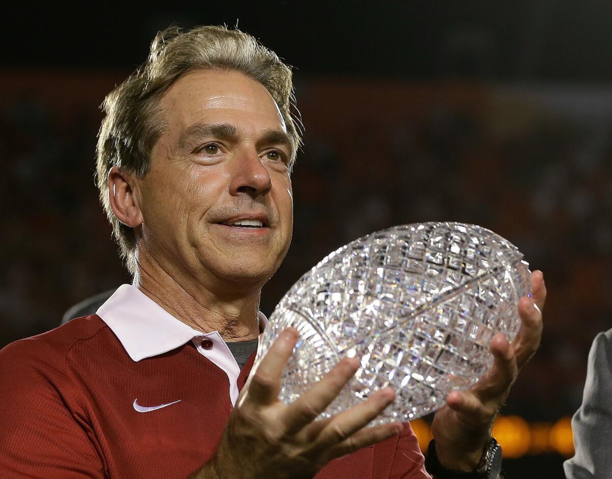 Alabama's Nick Saban was the only SEC coach to vote against preserving the league's eight-game conference schedule.