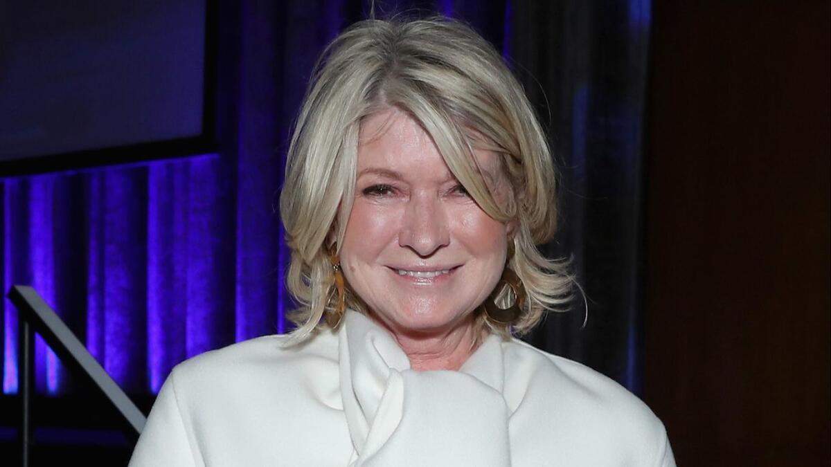 Martha Stewart in January 2019