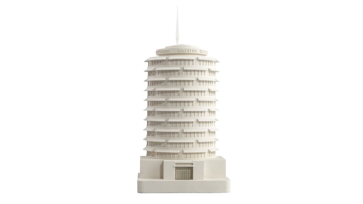 Capitol Records Building architectural modelCredit: Chisel and Mouse