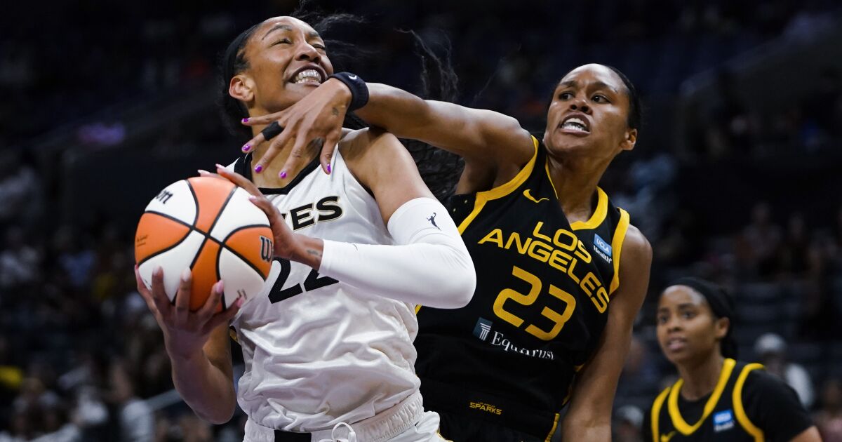 Sparks head into All-Star break with sixth straight loss after blowout by Aces