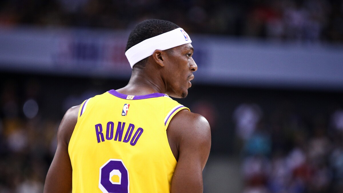 Lakers hopeful Rajon Rondo will return from injury vs. Raptors ...