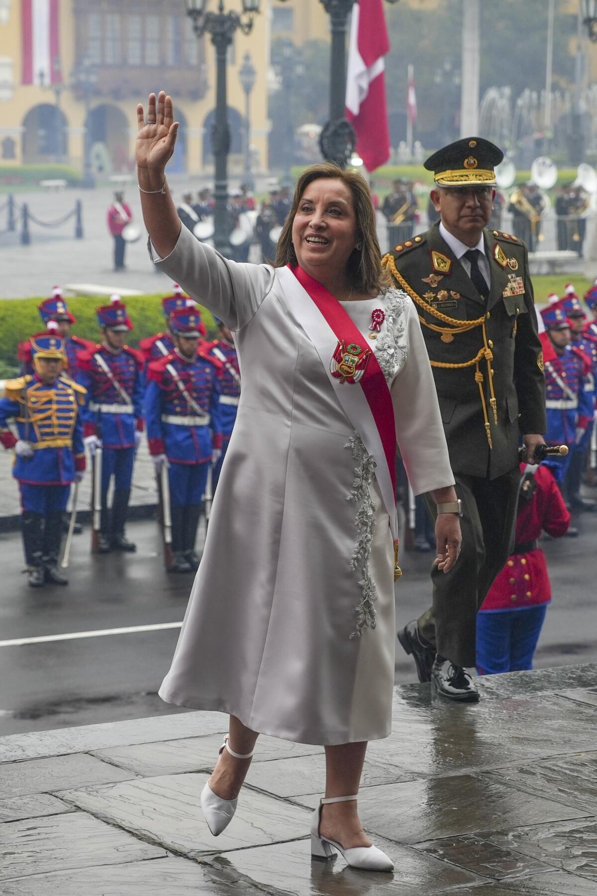 La presidenta peruana, Dina Boluarte,