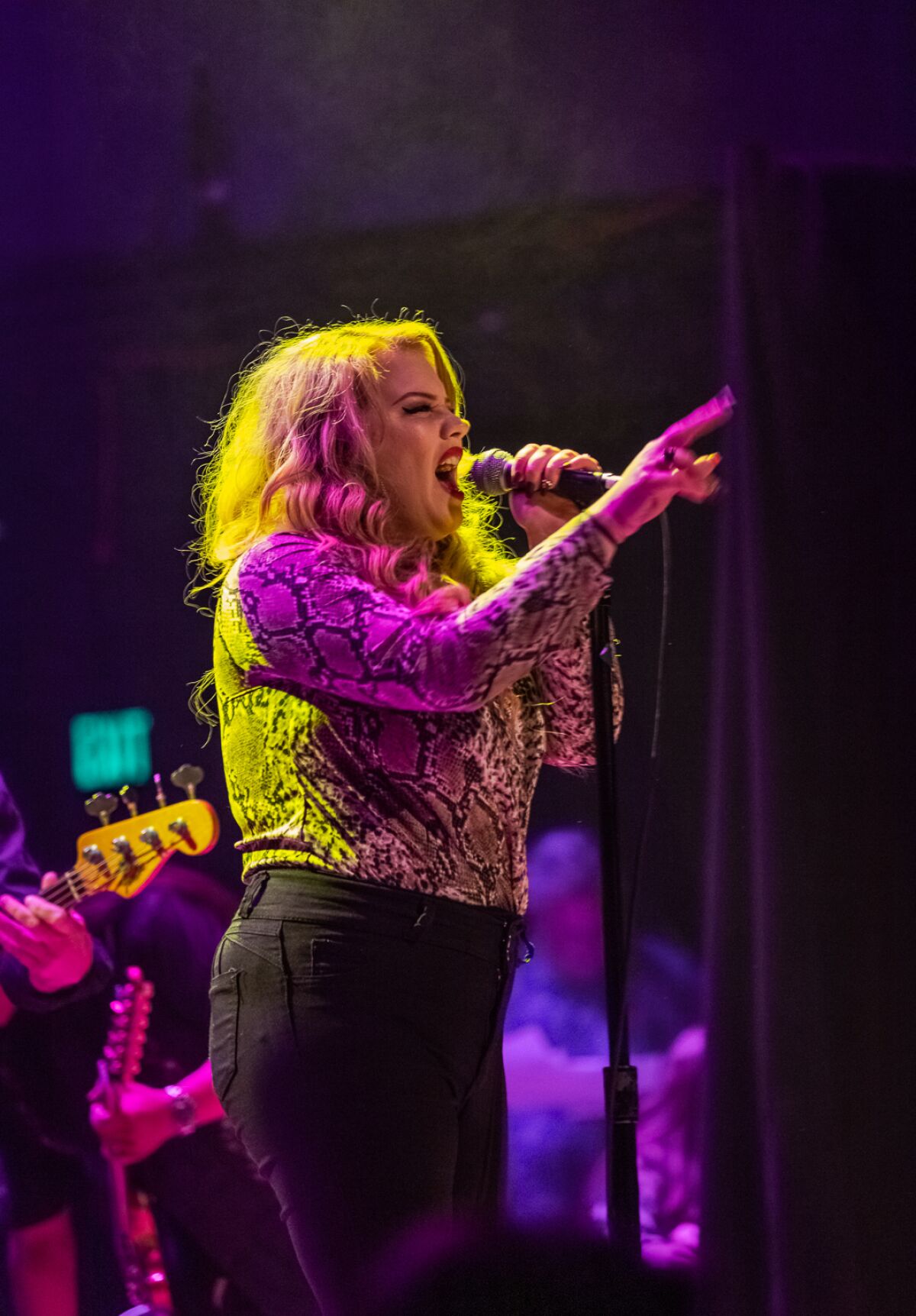 Casey Hensley performs at the 2019 San Diego Music Awards at House of Blues. 