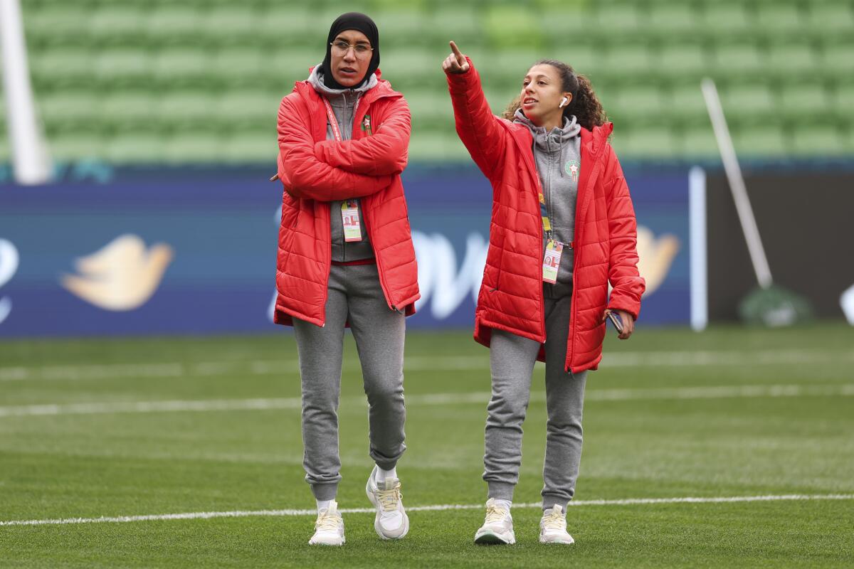 Morocco's Benzina becomes the first senior-level Women's World Cup