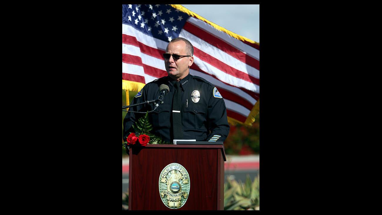 Photo Gallery: Street sign honoring fallen officer Leslie James Prince unveiled on Adams Ave.