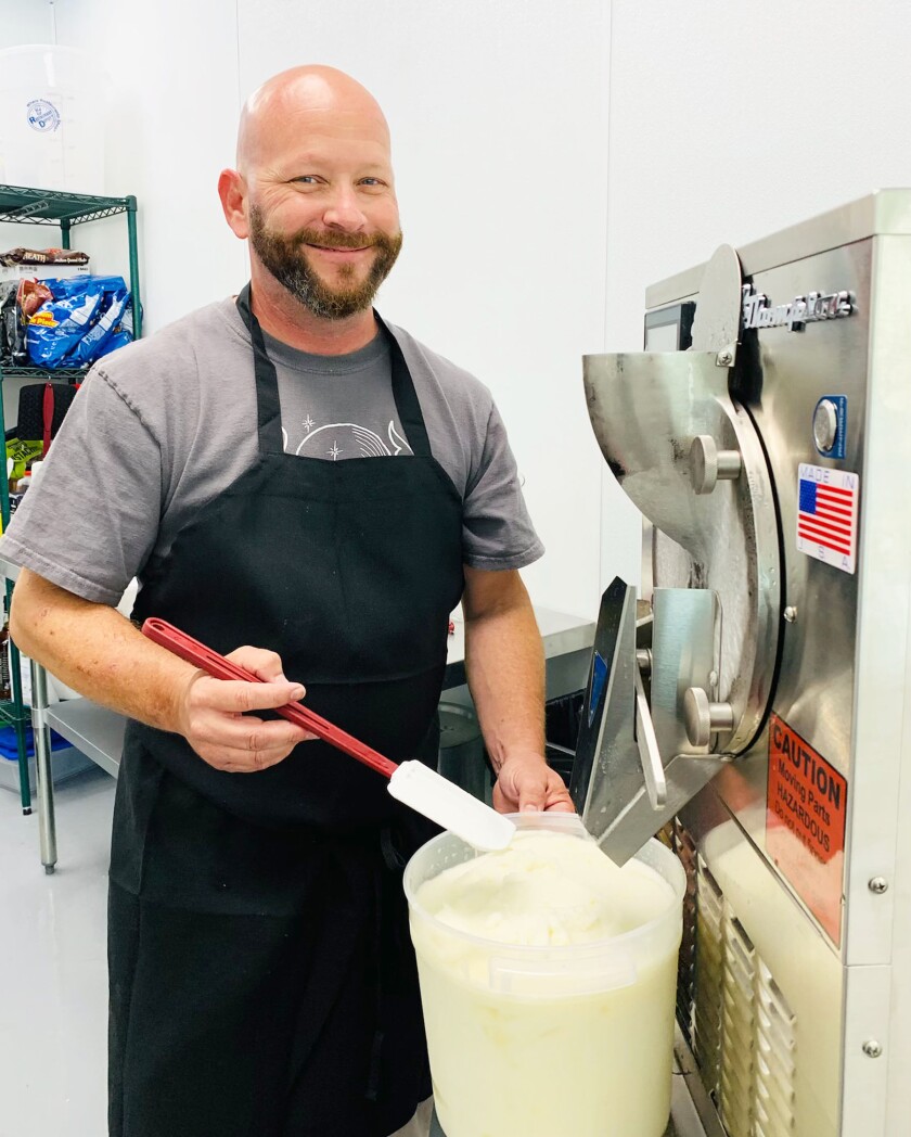 Dave Wright, owner of Pacific Beach Ice Cream Co.