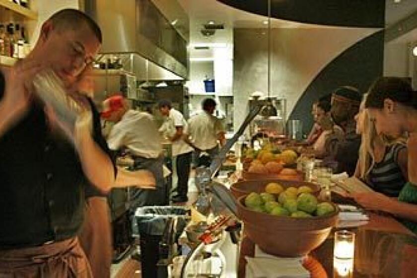 Fresh-fruit cocktails are the specialty at the Hungry Cat bar, which may be the best bet for a seat.
