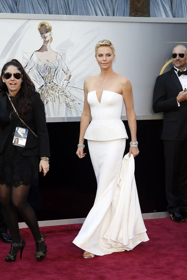 Oscars 2013 arrivals: Charlize Theron