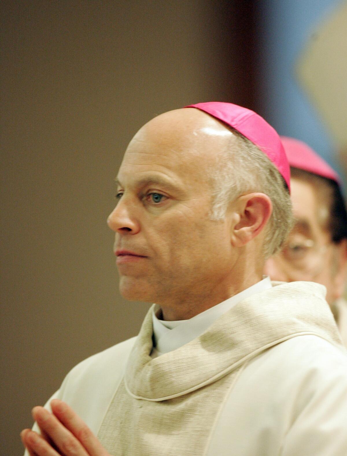 This photo of Archbishop-elect Salvatore Cordileone was taken in March, 2007 at a mass at the Church of the Good Shepherd in Mira Mesa. — U-T San Diego