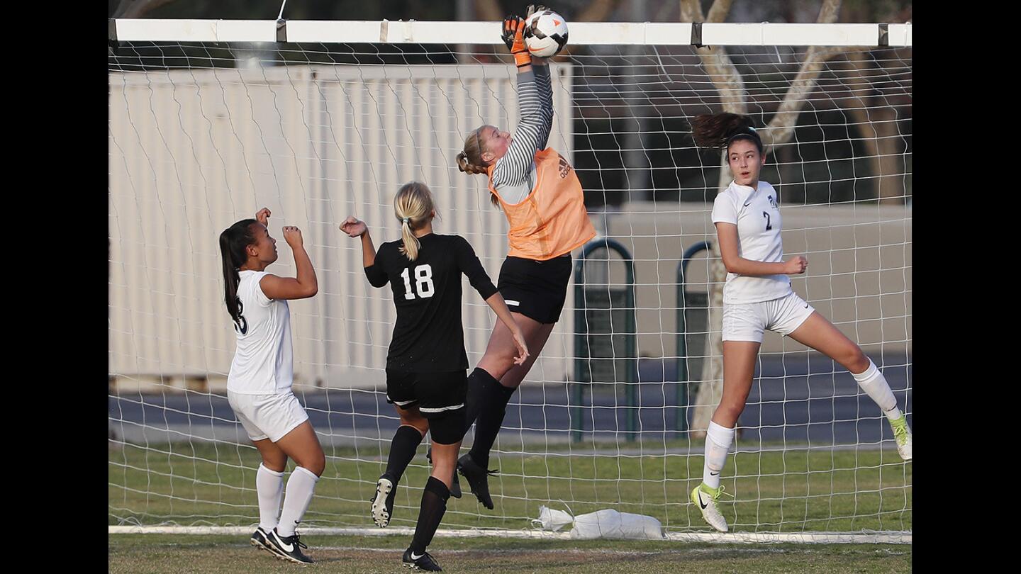 Corona del Mar vs. Northwood girls' soccer game