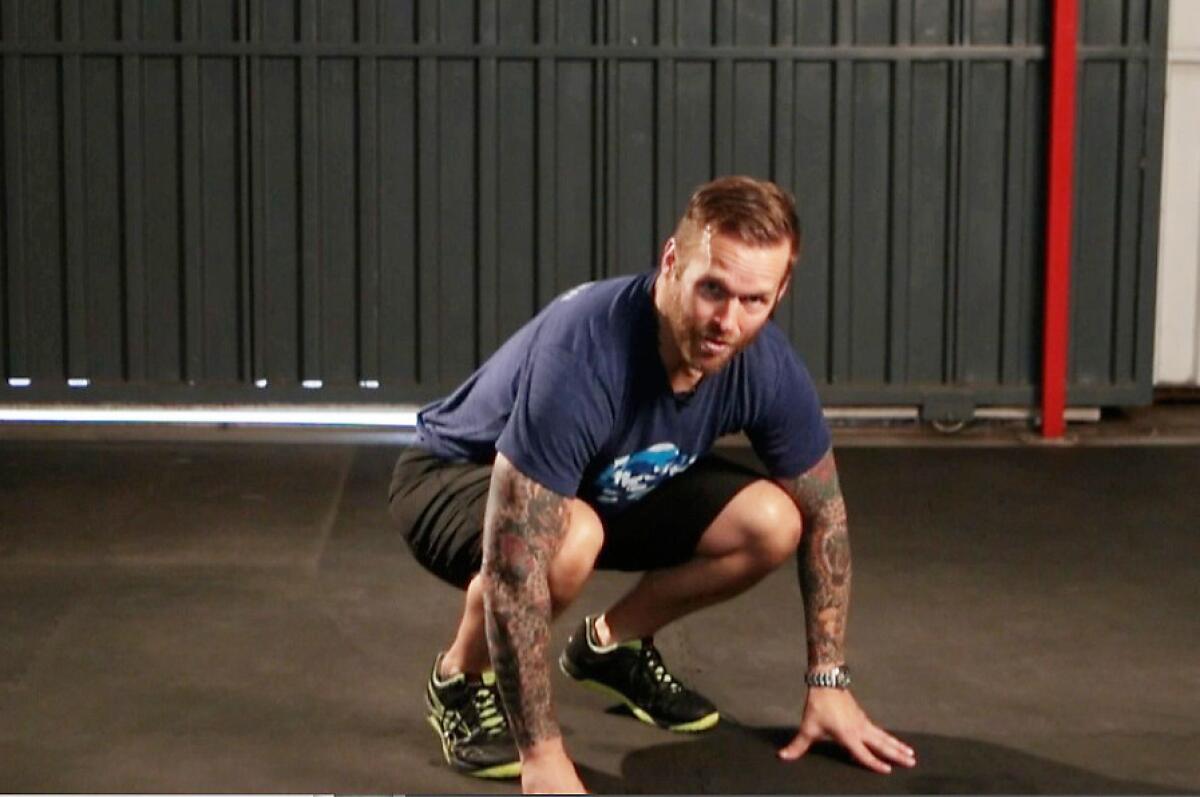 Celebrity fitness trainer Bob Harper says the burpee "does it all."