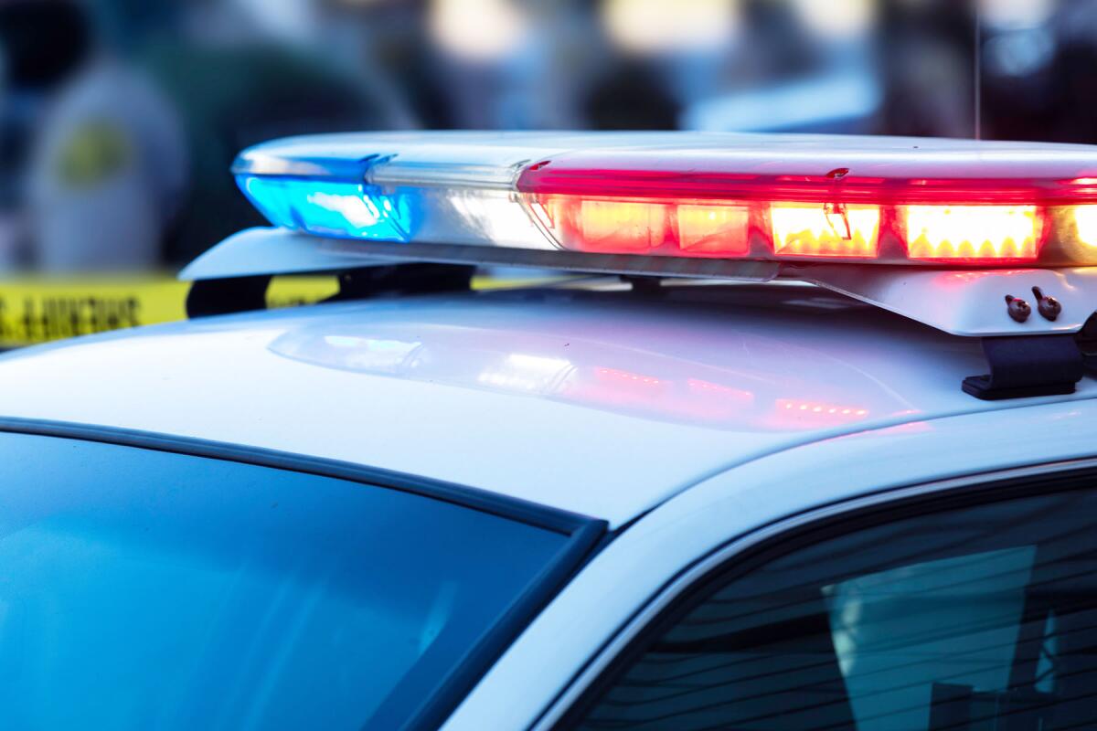 police car lights