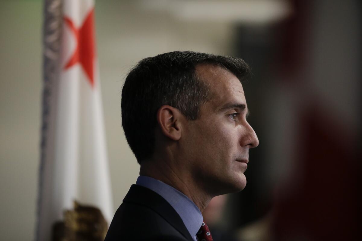 Los Angeles Mayor Eric Garcetti is one of the leaders of a group attempting to bring the Olympics to the city in 2024.