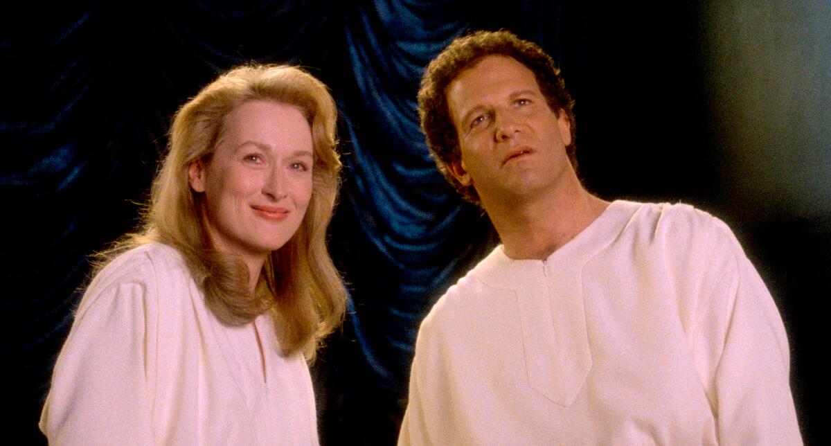 Meryl Streep and Albert Brooks in 'Defending Your Life'.