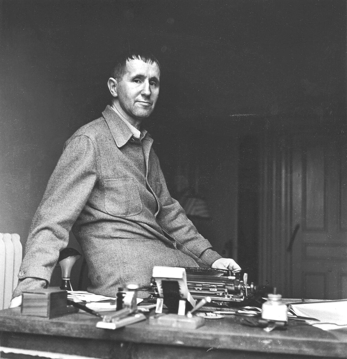 German playwright Bertolt Brecht (1898-1956).